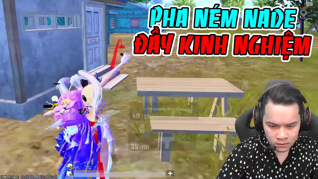 Bộ Bim | PHA NÉM NADE LẤY TOP 1 PHẢI LÀ QUÁ KINH NGHIỆM | PUBG Mobile