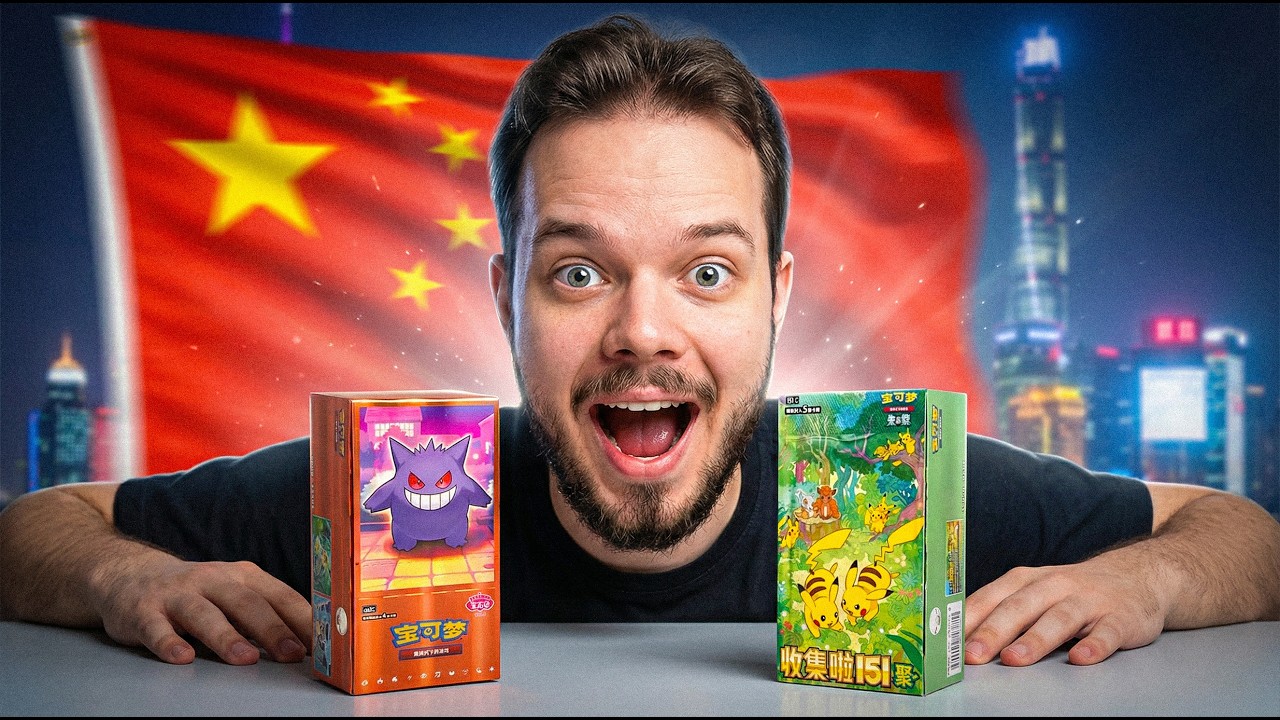 Otworzyłem BOOSTER BOX POKEMON z CHIN...