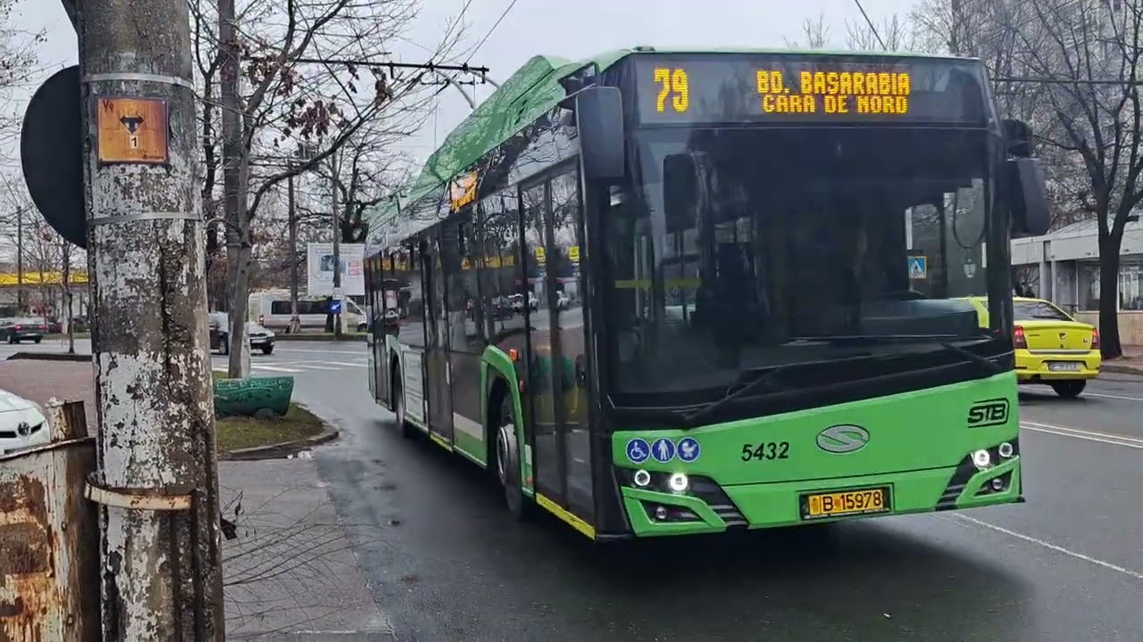 CĂLĂTORIE CU TROLEIBUZUL SOLARIS TROLLINO 12 MEDCOM IV BD. BASARABIA-BD. NICOLAE GRIGORESCU