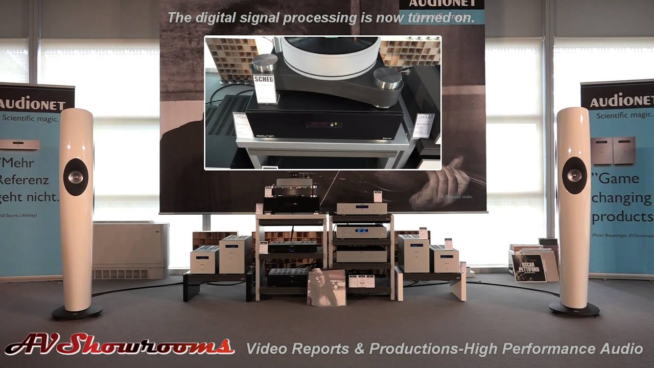 Audionet, The famous DSP Demo, Thomas Gessler, with Thixar, Scheu Analog, High End Munich