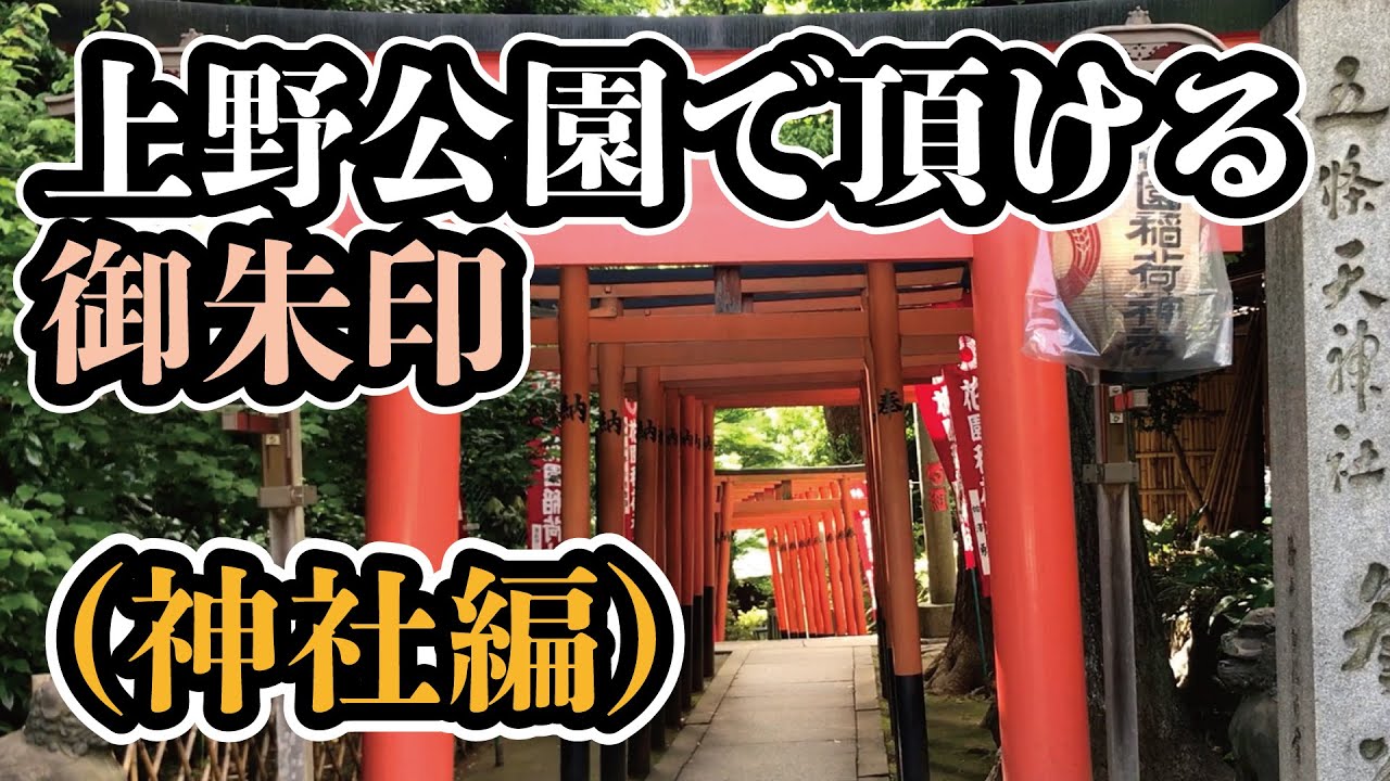 上野恩賜公園で頂ける御朱印【神社編】と上野精養軒ランチ