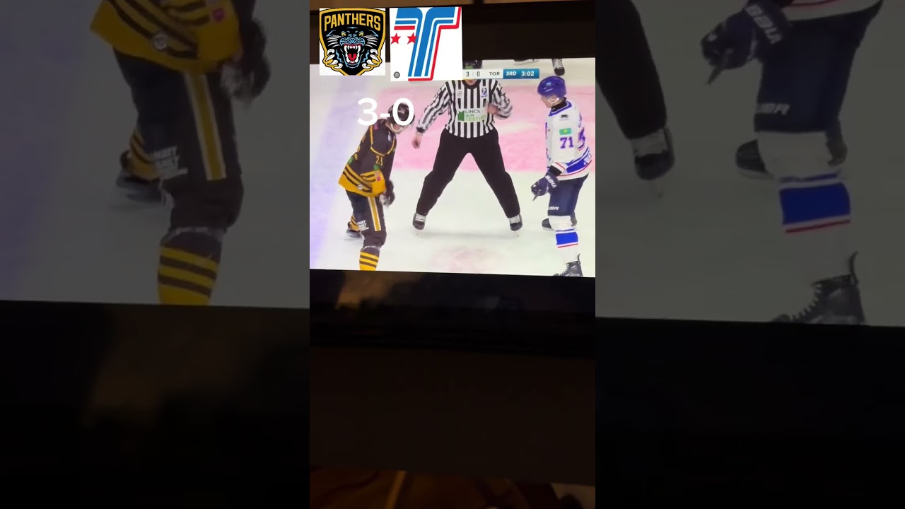 The final of the Continental cup  Nottingham panthers 🖤💛🖤💛￼v torpedo 🩵🤍🩵🤍