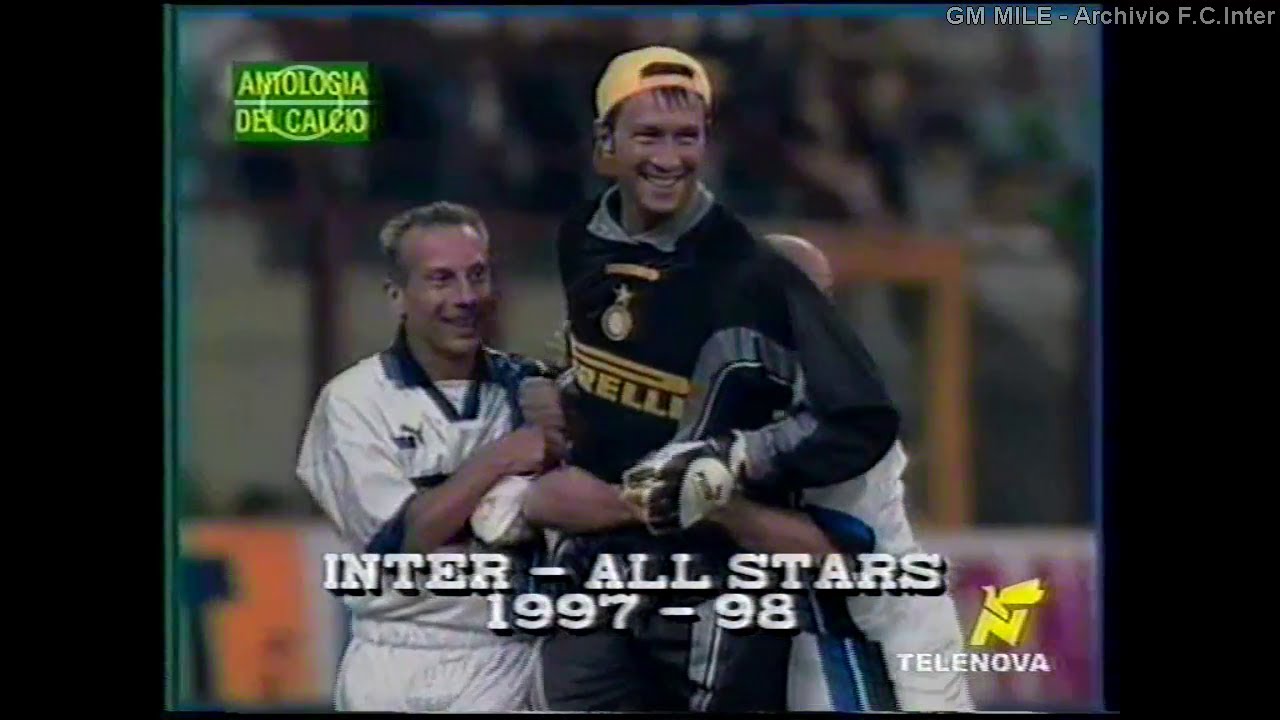 1997-98 (Addio al Calcio Walter Zenga - 17-05-1998) INTER-All Stars 11-4 HLTS Telenova
