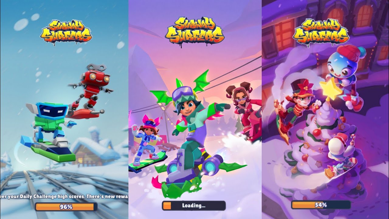 Subway Surfers : Winter Xtreme 🆚 North Pole 🆚 Vienna Challenges Compilation 