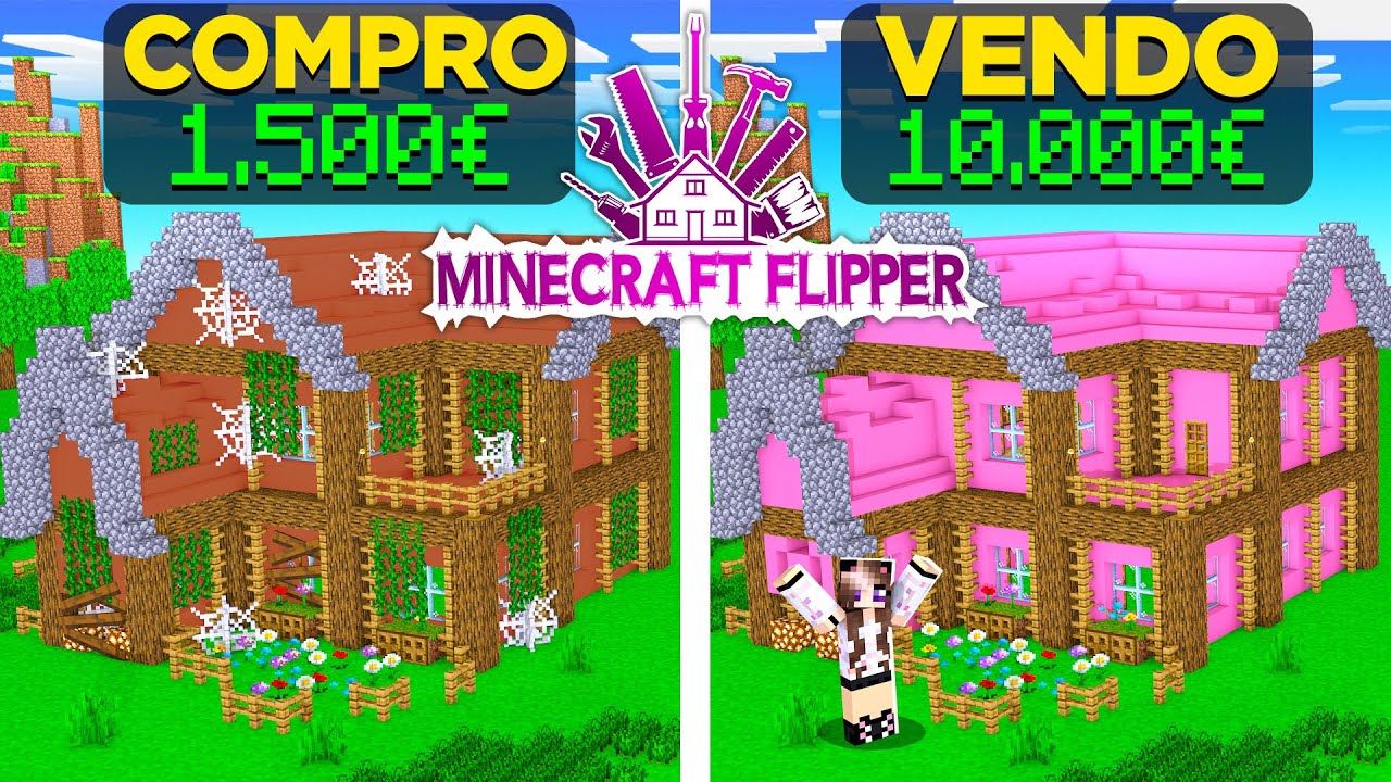 CASA POVERA DIVENTA CASA RICCA!! 🤑 - MINECRAFT FLIPPER