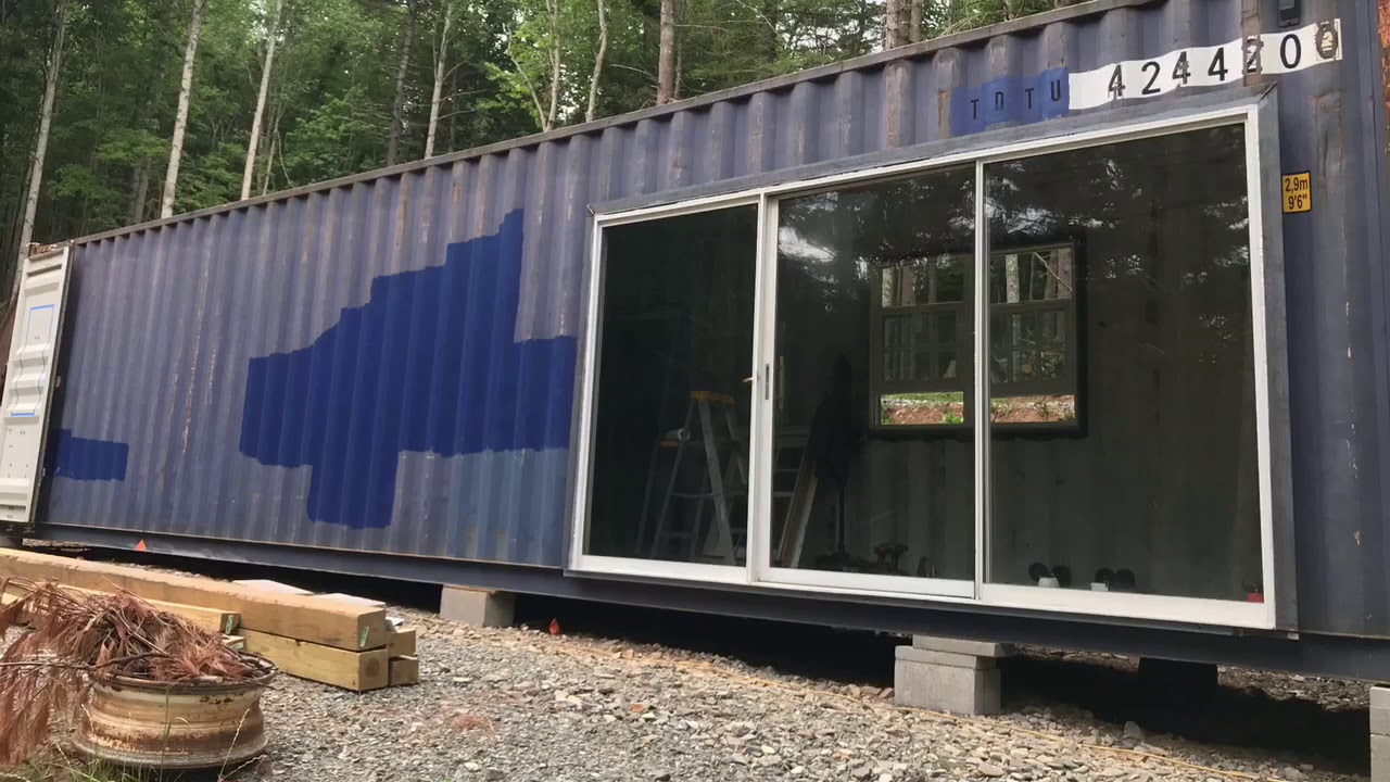 Solo DIY Shipping Container Fabrication, 15’ Sliding Doors.