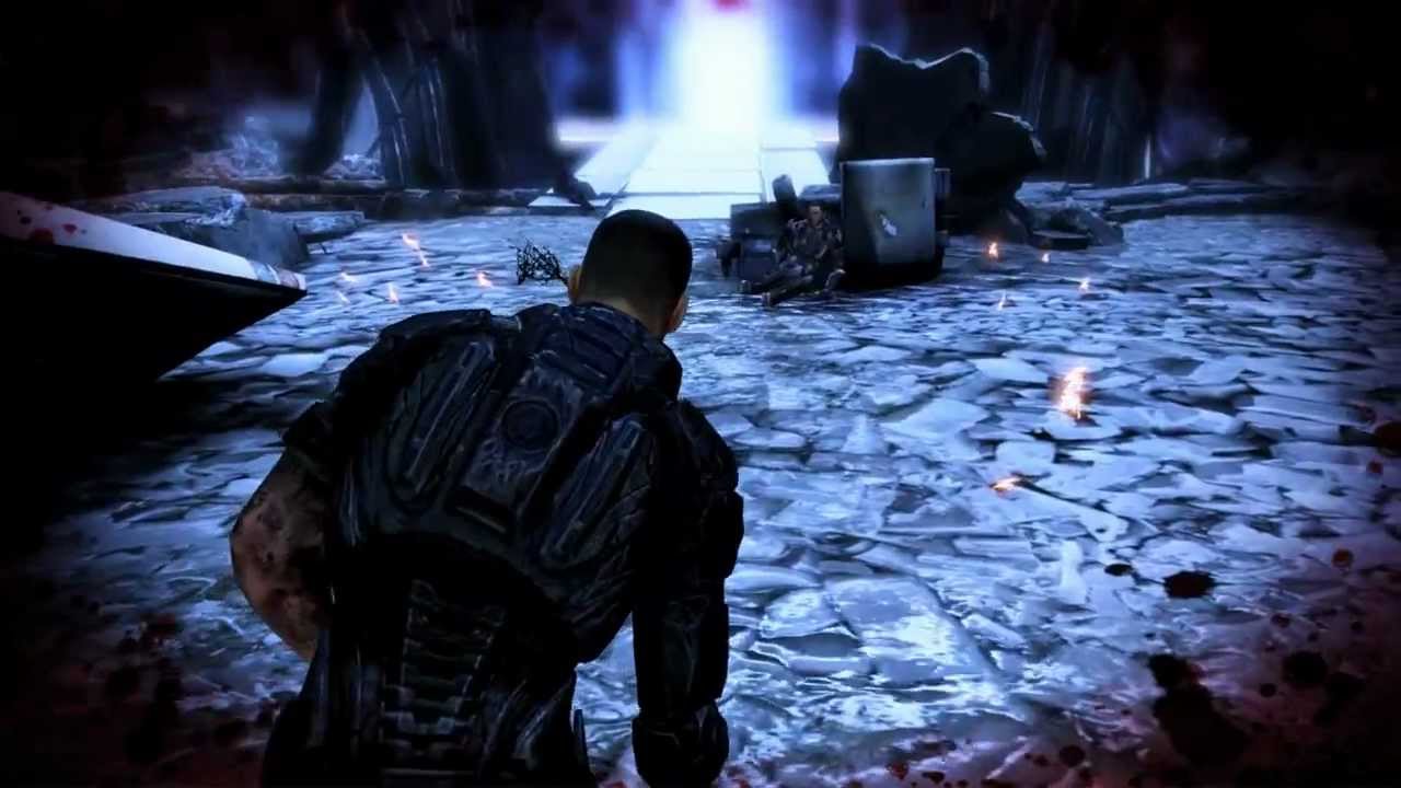 Mass Effect 3: Extended Cut -Бег к лучу, диалог с Катализатором (рус)