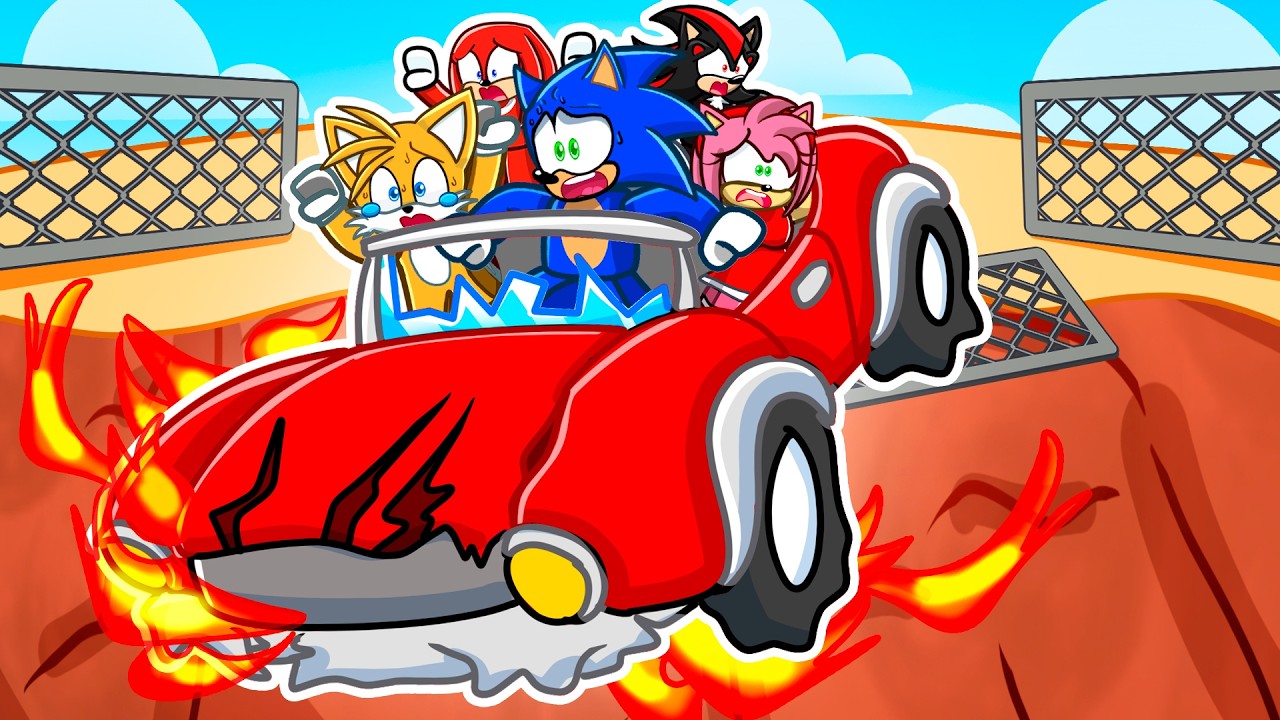 DRIVING MY FRIENDS DOWN A HILL In Roblox...