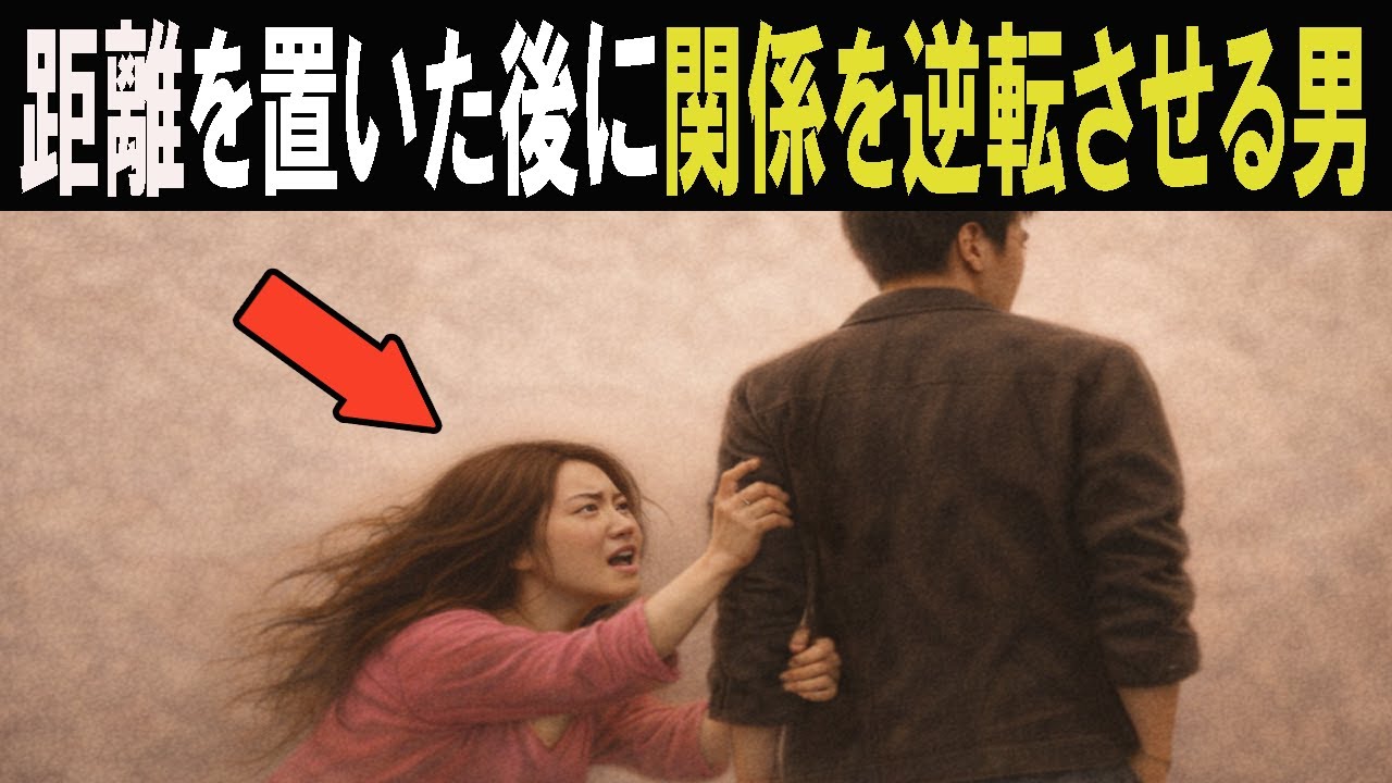 距離を置いた後、男の価値が逆転する心理メカニズム【恋愛心理学/恋愛雑学】