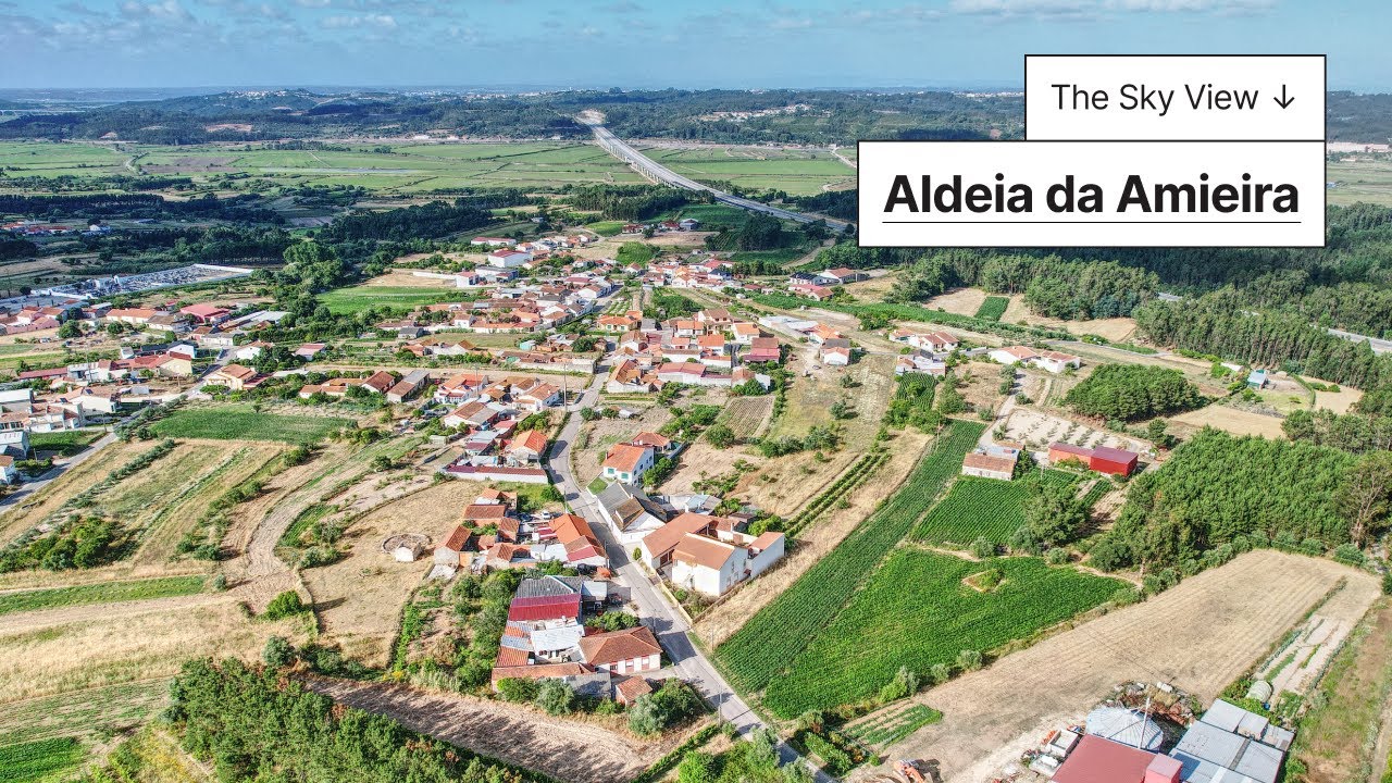 Explorando a Aldeia da AMIEIRA em Figueira da Foz: Um Passeio Aéreo Deslumbrante | The Sky View