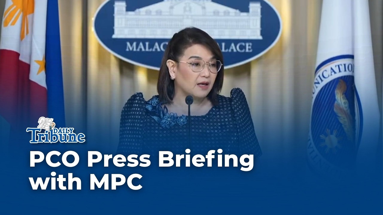 LIVE: PCO Press Briefing with MPC | 10 February 2026