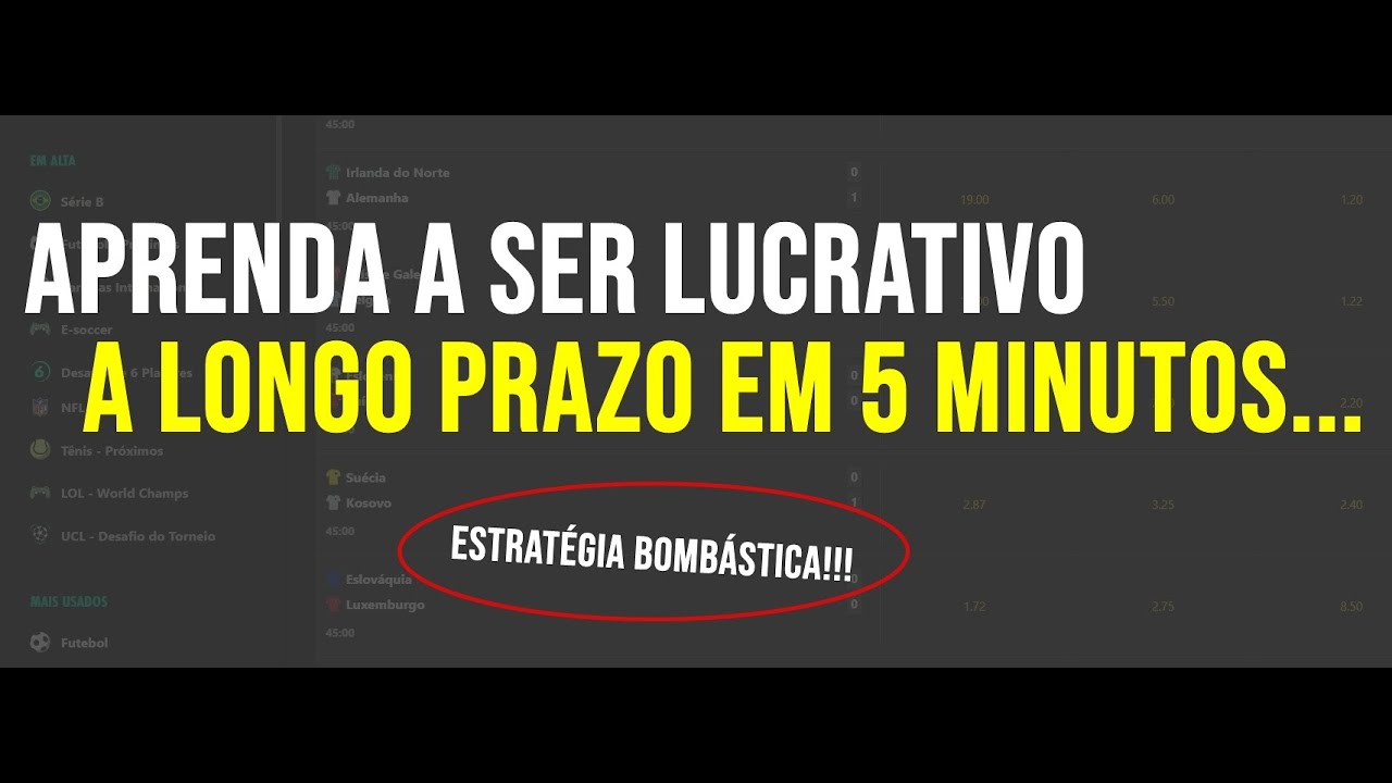 APRENDA A SER LUCRATIV0 A LONGO PRAZO COM ESSA ESTRAT&Eacute;GIA!
