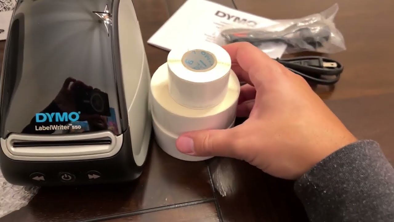 Комплект принтера для этикеток DYMO LabelWriter 550, обзор устройства для печати этикеток, отличн...