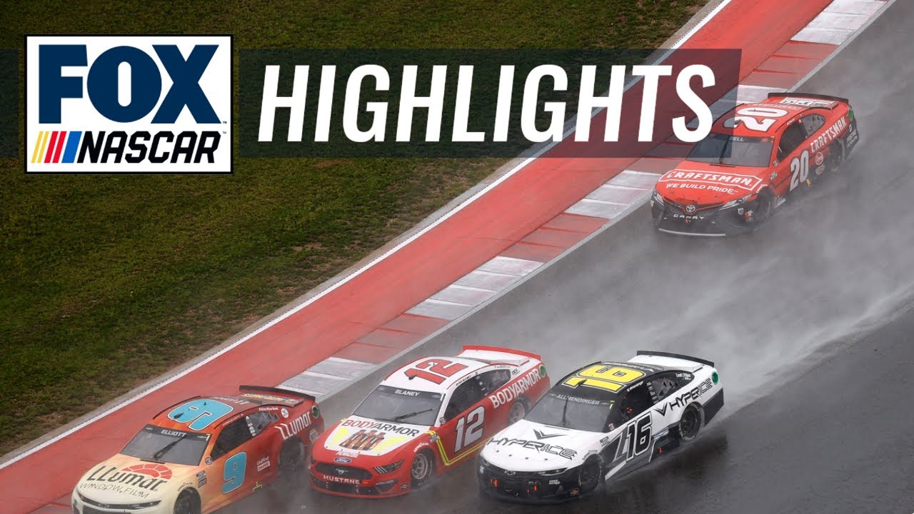 Chase Elliott wins rain heavy COTA Grand Prix | NASCAR ON FOX HIGHLIGHTS