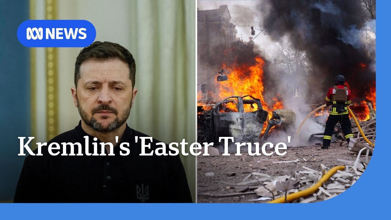 Russia attacks Ukraine during Moscow’s ‘Easter truce’: Zelenskyy | ABC NEWS
