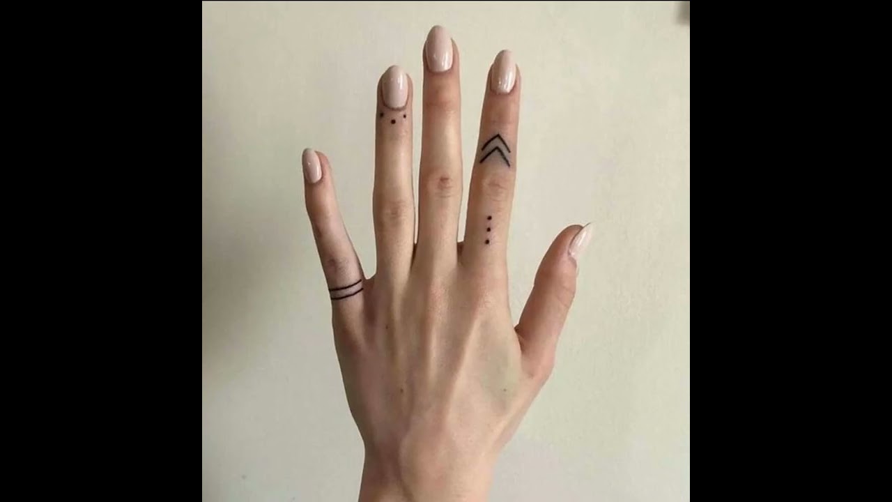 finger tattoos for women