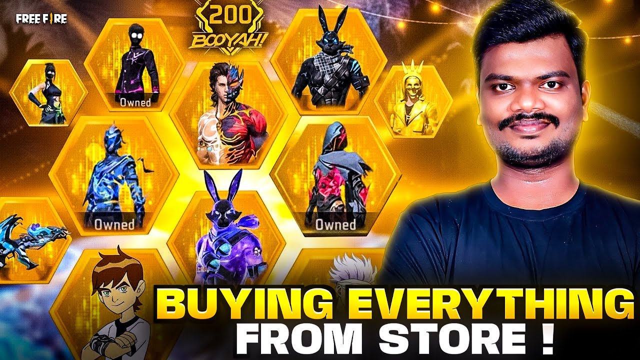 Buying Every Item In Free Fire!