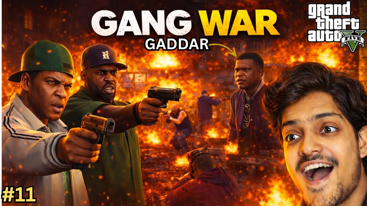 First Gang war for Lamar | Gta-5 gameplay 11