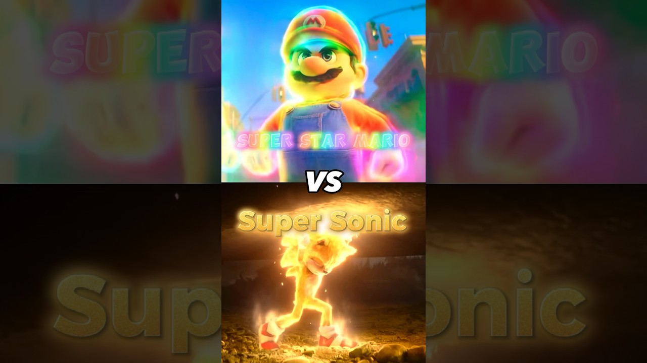 Super Star Mario VS Super Sonic. Go Follow my TikTok: @aokillrcroc #sonicvsknuckles