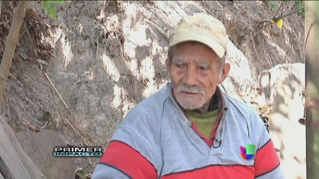 Un anciano jura que se baña una vez cada tres ó cuatro años