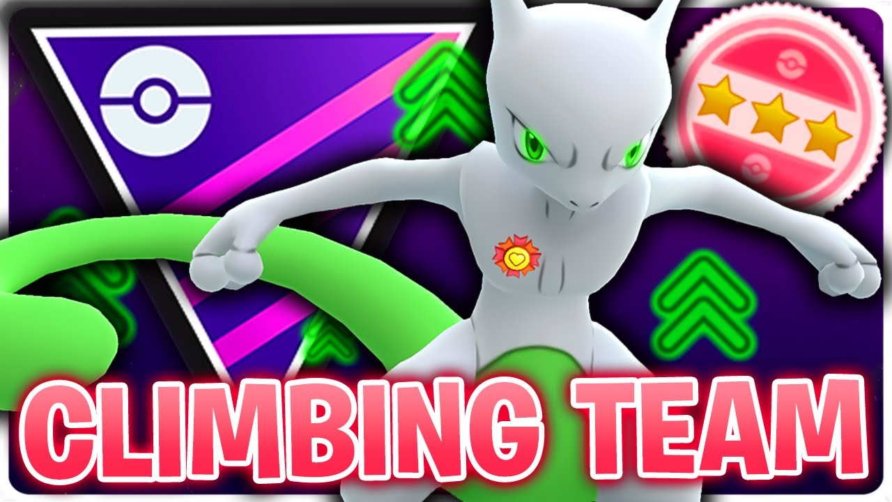 MY CLIMBING TEAM! *SHUNDO* LEVEL 51 MEWTWO IS THE BEST SAFE SWAP | MASTER LEAGUE | GO BATTLE LEAGUE