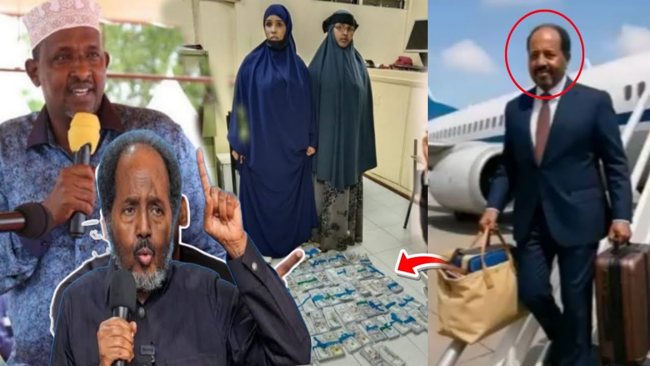 DAAWO NAIROBI 2DII GABDHOOD EE LAGU QABTAY LACAGTA 70M OO LA OGAADAY IN HASSAN SH LEEYAHAY OO......