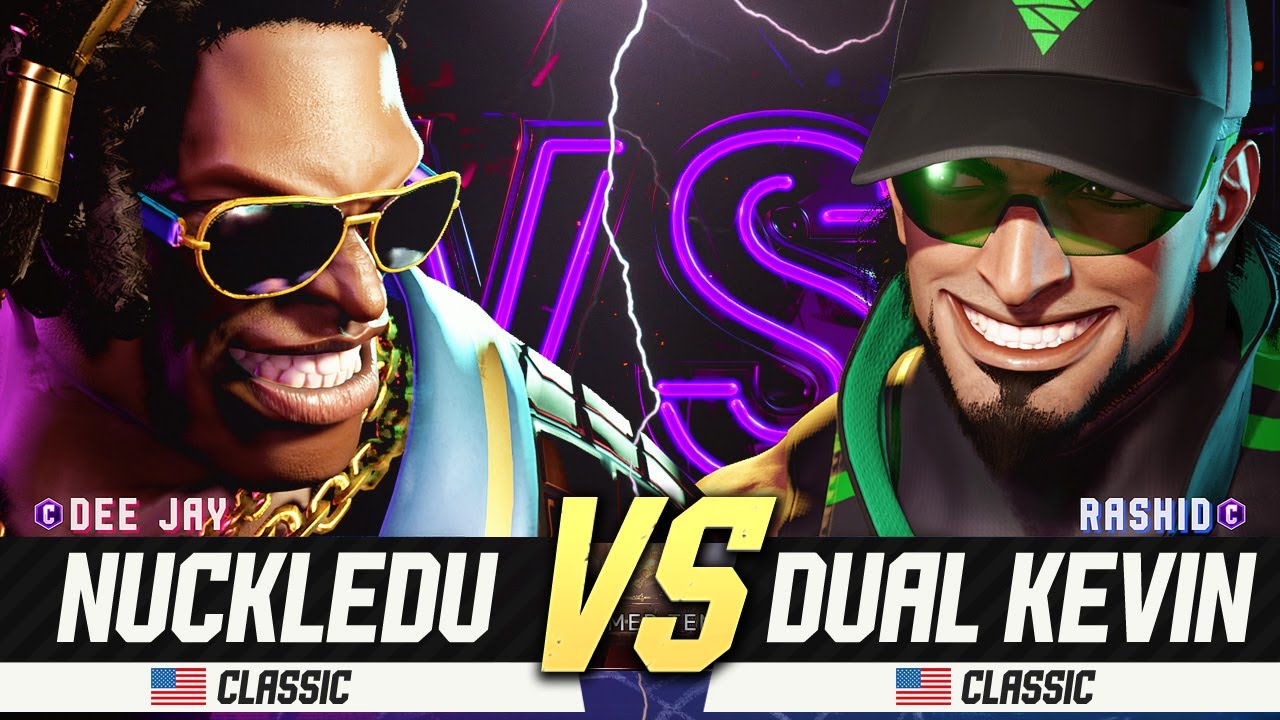 SF6 NuckleDu (Dee Jay) vs Dual Kevin (Rashid) Street Fighter 6