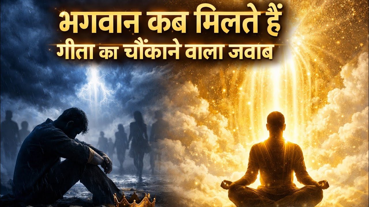 भगवान कब मिलते हैं? गीता का चौंकाने वाला जवाब #geeta #gyan #bhakti #bhagwan #hindi #video #god #new