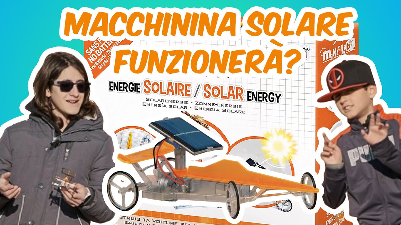 Abbiamo provato una macchinina a energia solare!