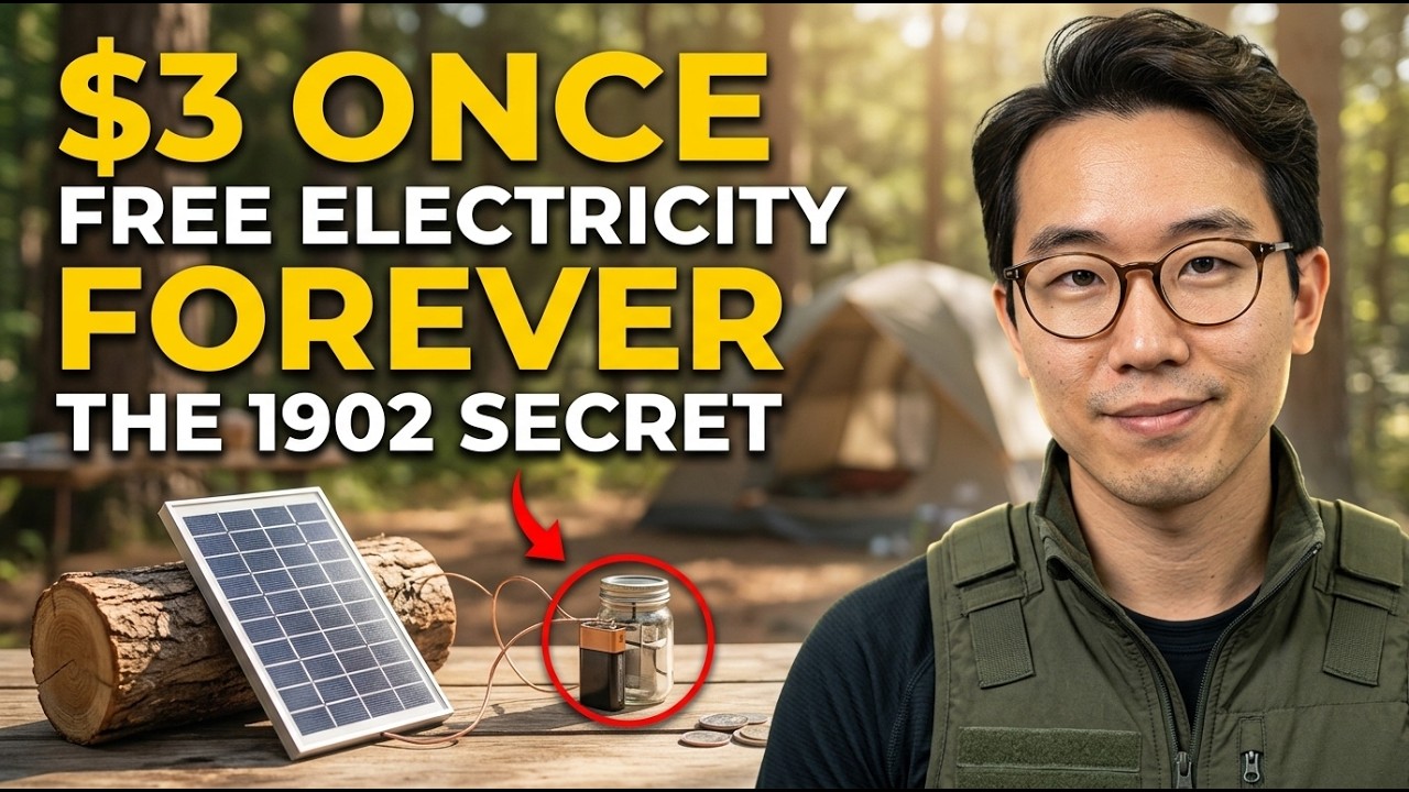 $3 ONCE &mdash; FREE ELECTRICITY FOREVER. The 1902 Secret Corporations Spent Billions Burying