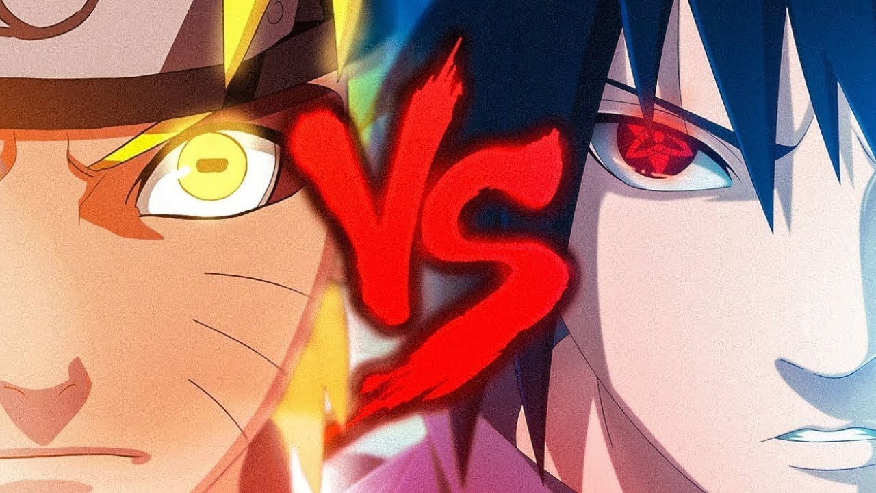 NARUTO MODE ERMITE VS SASUKE MANGEKYO SHARINGAN !