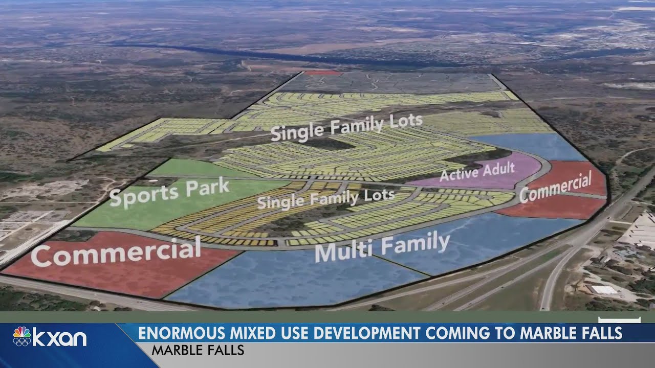 More than 2,000 homes slated for Marble Falls mixed-use development