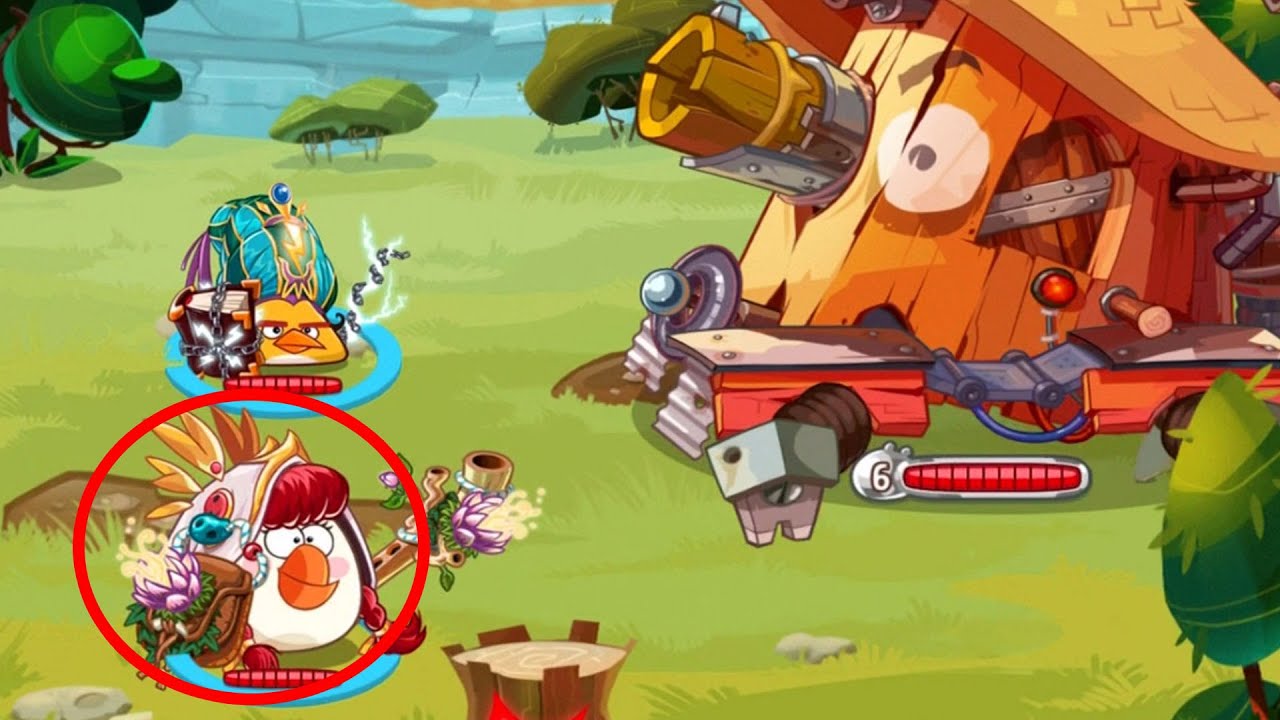 Angry Birds Epic: Gameplay #2 (Matilda New Helm-Elite Cleric) Defeat The World Boss Level 6