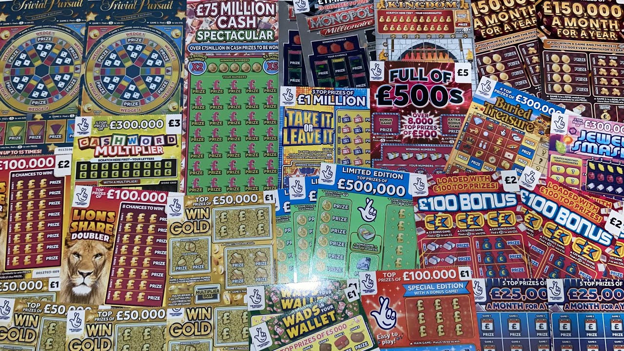 Scratchcards from The National Lottery © (231) from a BIG FAN!!