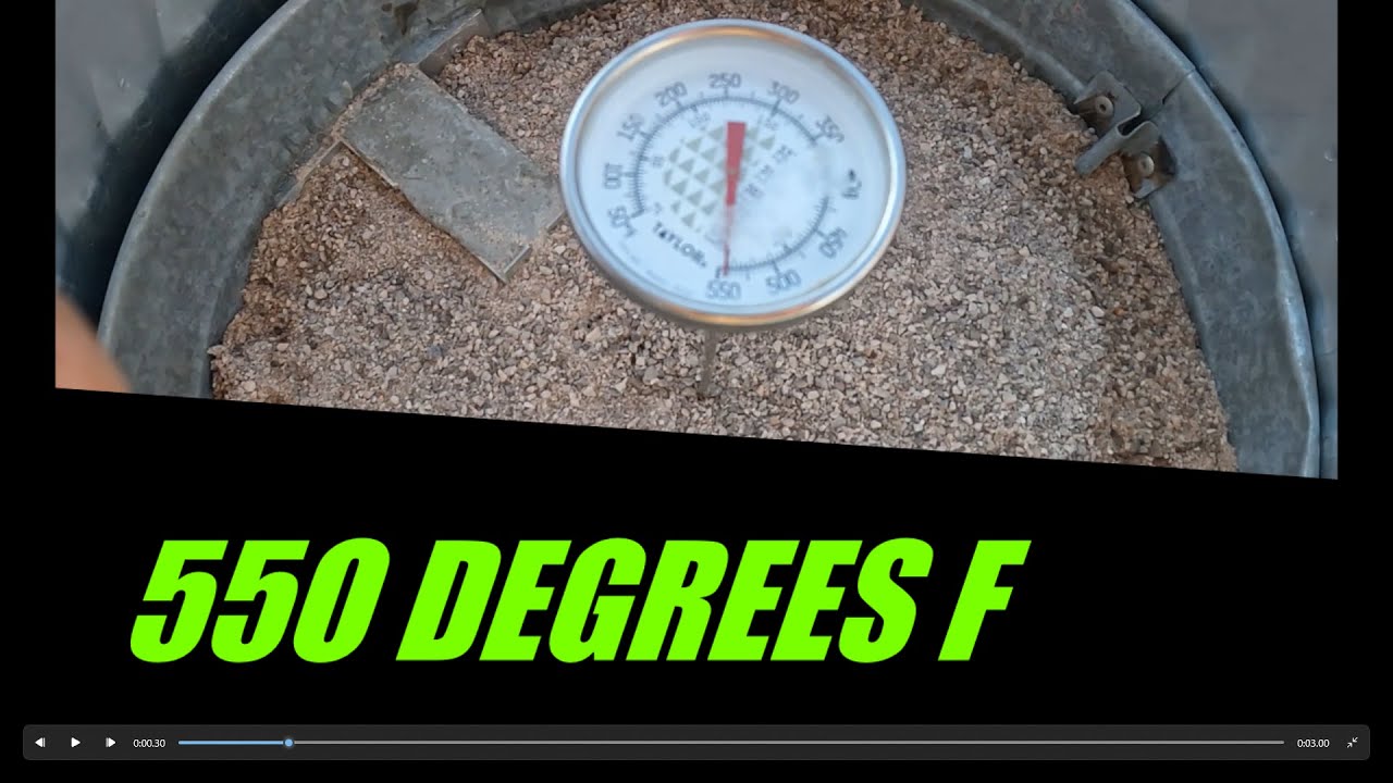 Sand Battery Part-8, 550 Degrees F