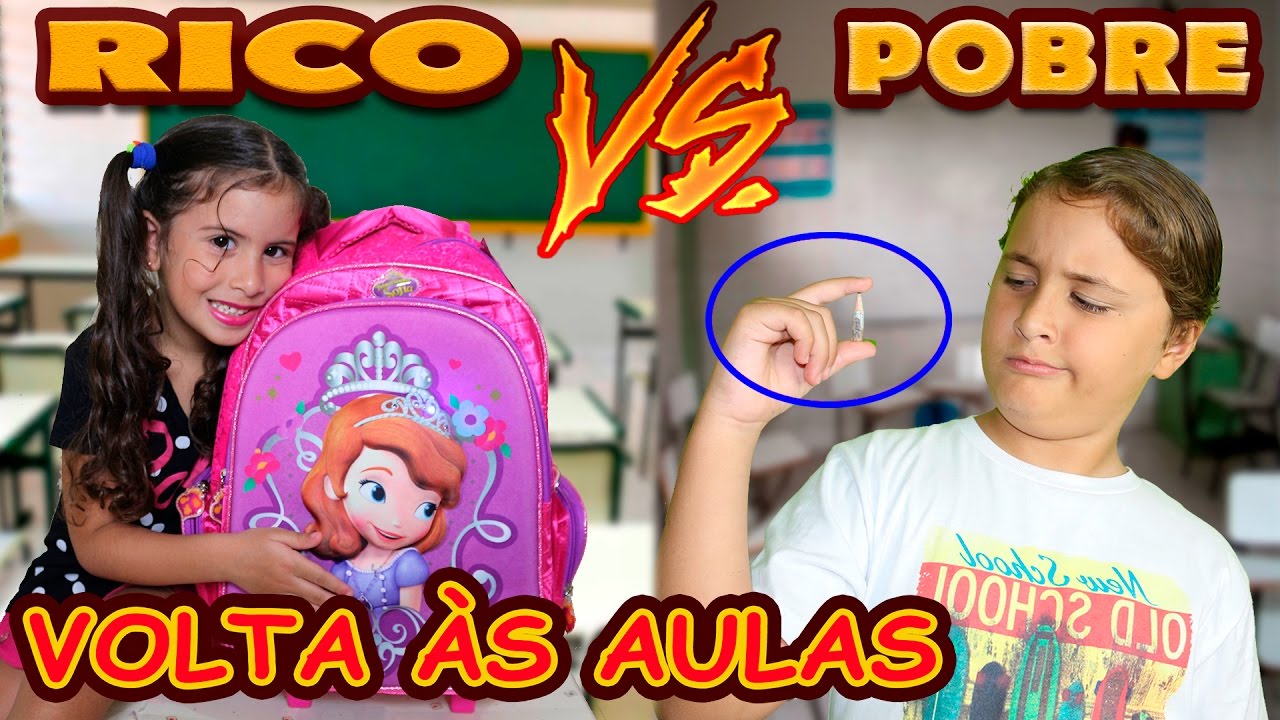 RICO X POBRE - VOLTA AS AULAS MARIA CLARA E JP