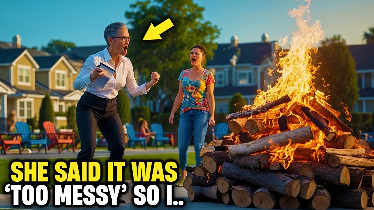 HOA Said My Firewood Pile Was &lsquo;Too Messy,&rsquo; So I Built a Bonfire in My Parking Lot!