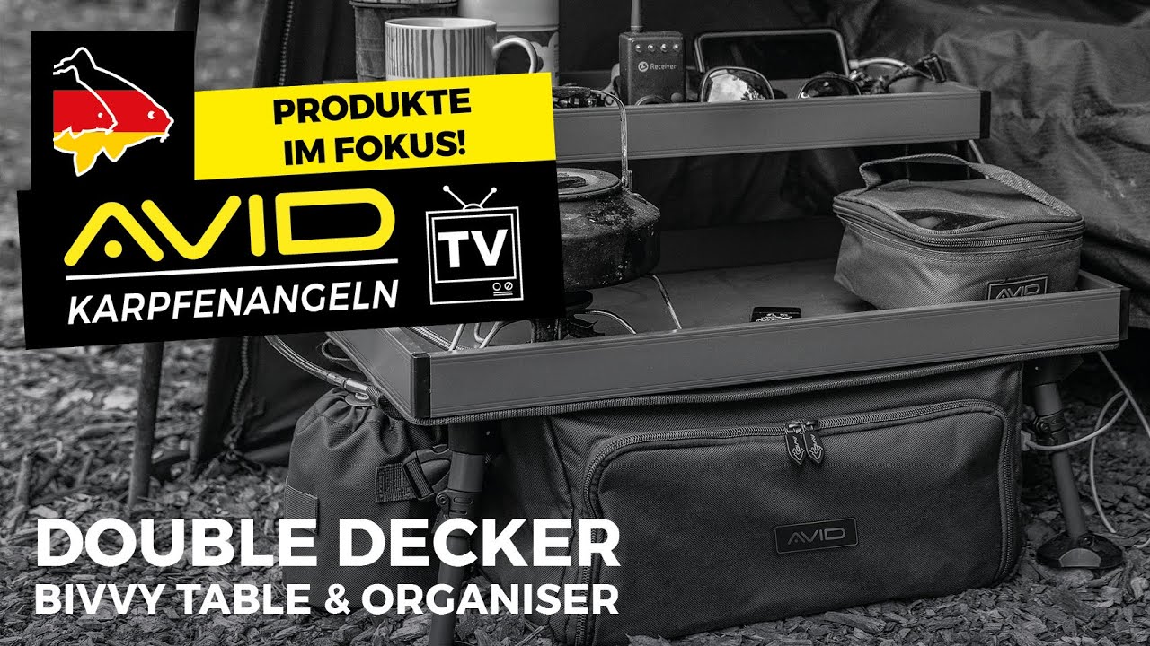 Avid Karpfenangeln TV! | Produkte im Fokus | Seid sortiert am Wasser | DOUBLE DECKER BIVVY ORGANISER