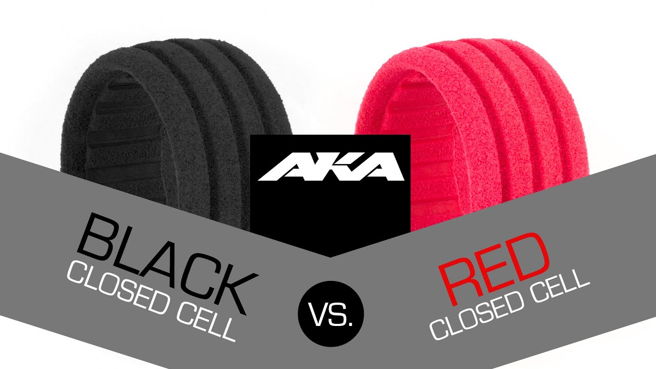 Black Vs Red - AKA Closed Cell Inserts