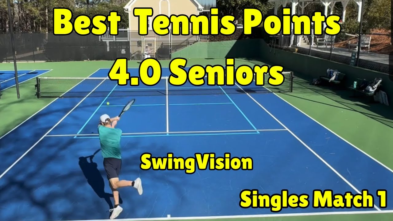 Watch best of senior tennis! Top five points (Match 1)
