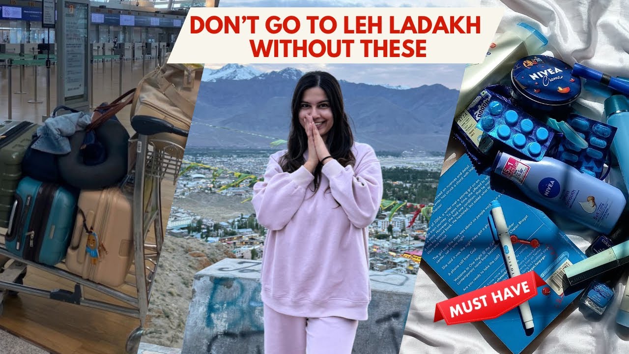 Packing for my Leh Ladakh trip! 🏔️✨Checklist for Leh Ladakh 🫶🏻