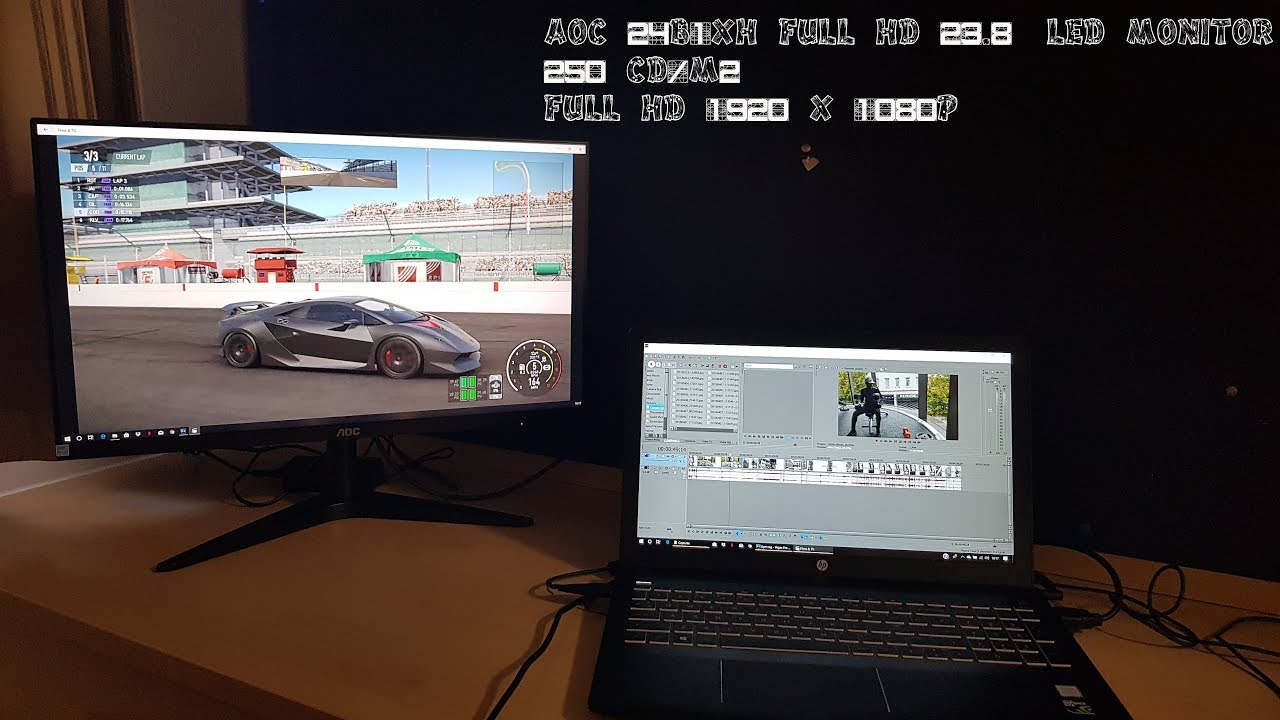 AOC 24B1XH Full HD 23.8 Inch LED Monitor Unboxing/Review
