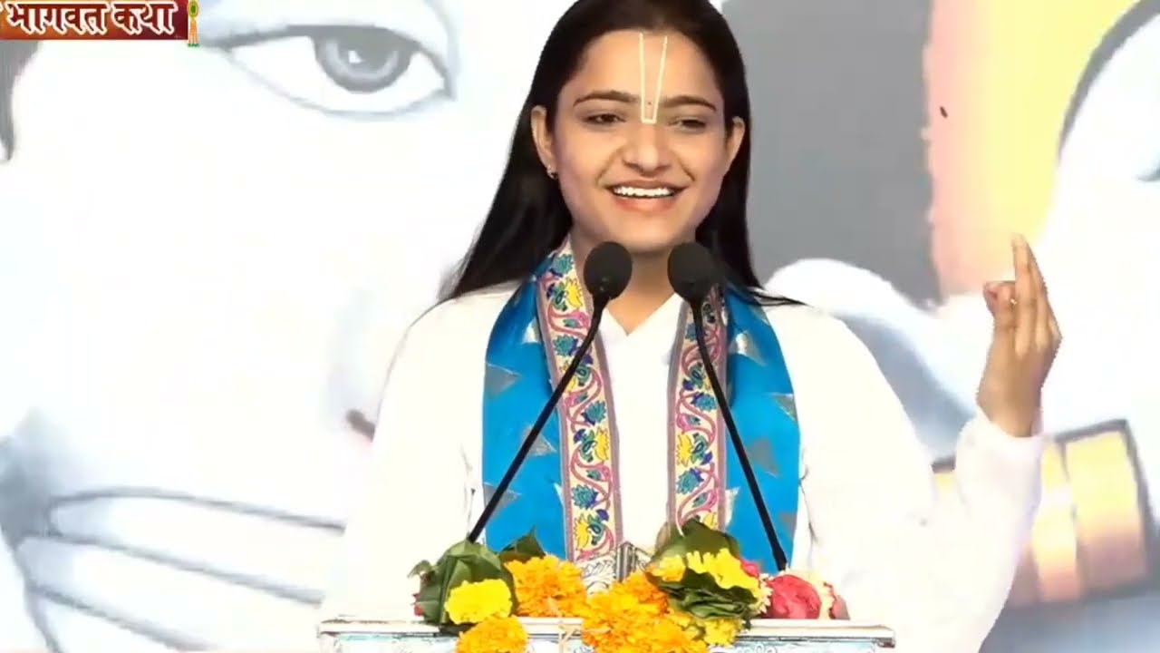 Devi Krishnapriya ji maharaj Bhagwat katha Day-2 // Harda Bhagwat katha krishnapriya ji Day-2 #katha