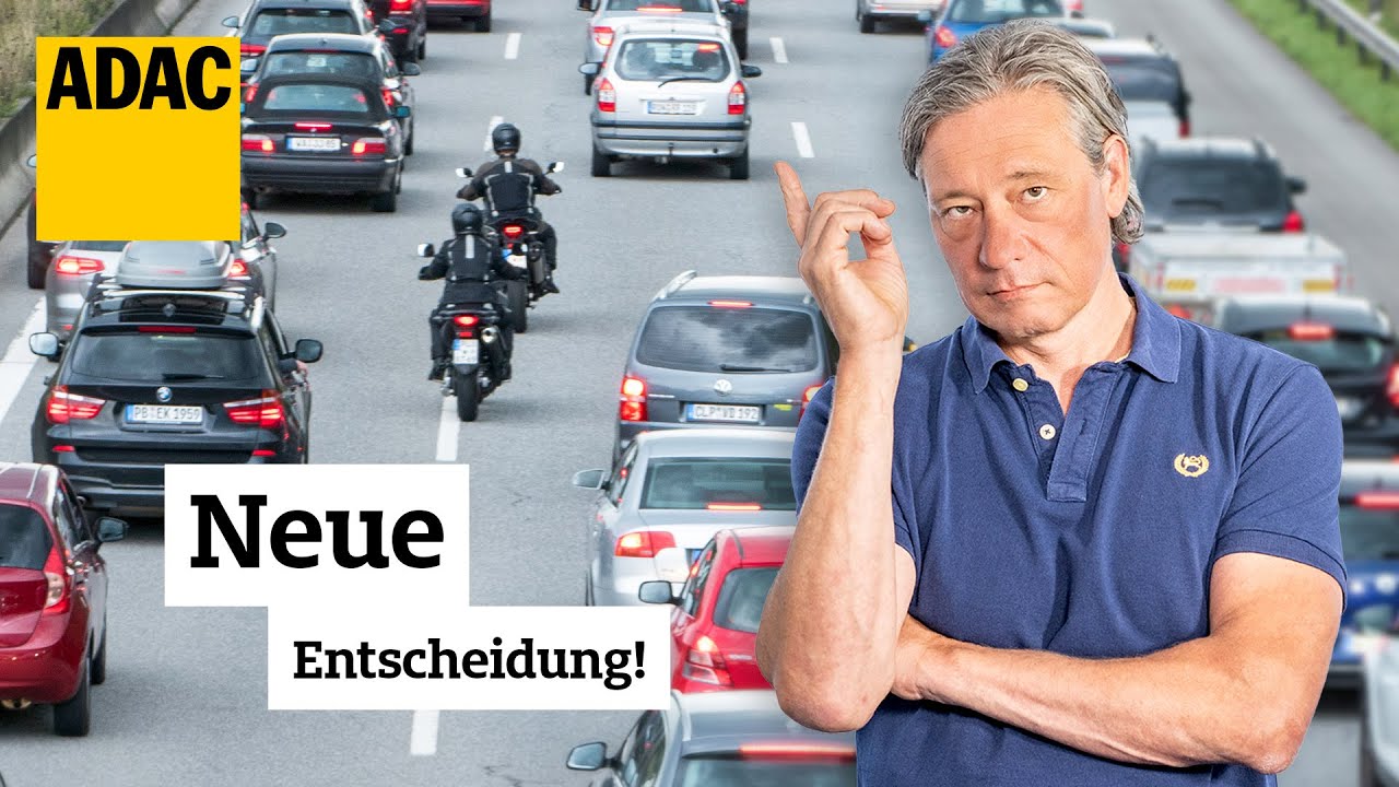 Vorbeischlängeln auf dem Motorrad: Ist das jetzt erlaubt? | ADAC | Recht? Logisch!