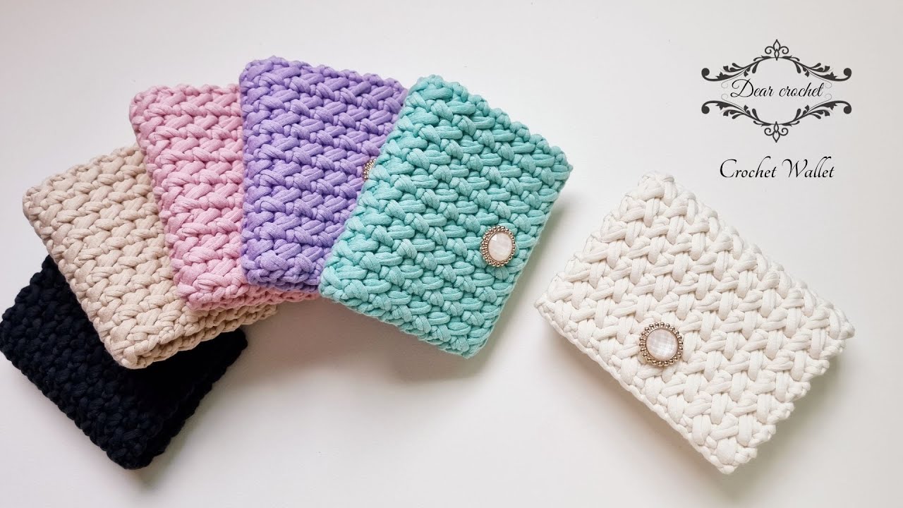 DIY 코바늘 지갑 뜨기 :사계절 용 (Crochet Wallet)