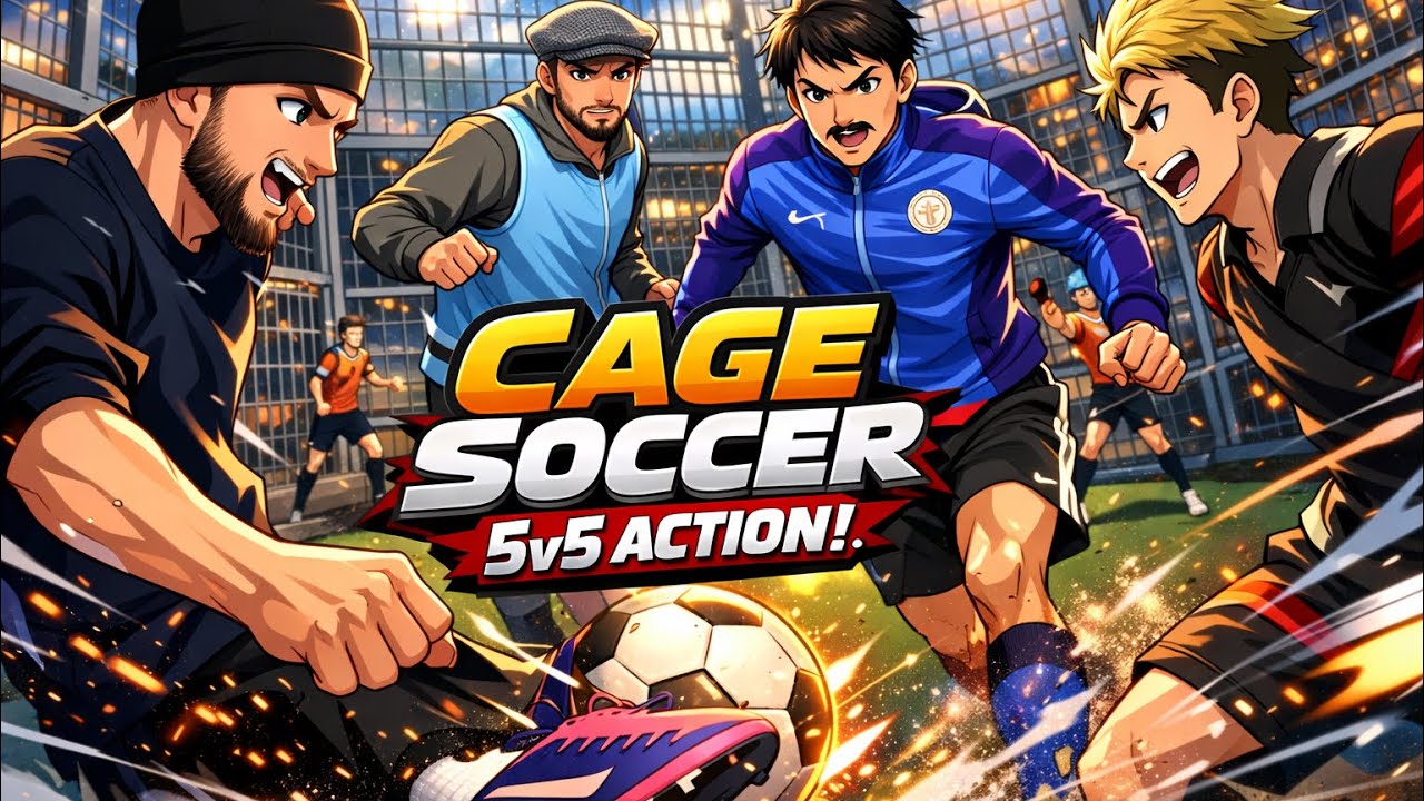 CAGE SOCCER 5v5 – Eskalation im Käfig! ⚽🔥 Kein Platz, keine Gnade!