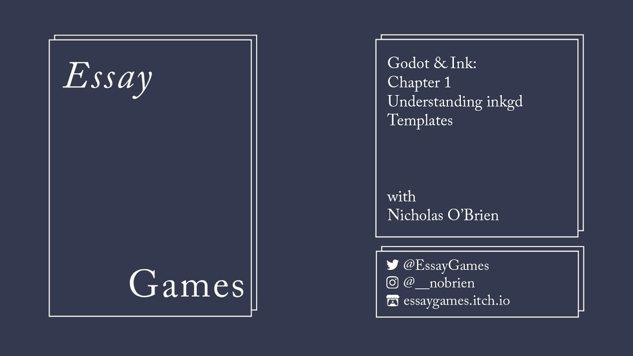 Godot & Ink: Chapter 1 — Understanding Inkgd Templates