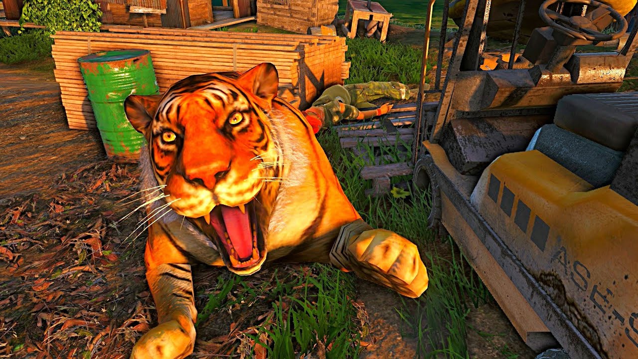 Deadly Tiger Attack GamePlay FarCry 3 HD