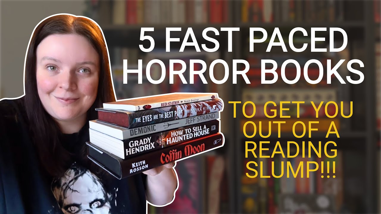 5 FAST PACED 🔥 HORROR BOOKS to beat your reading slump 