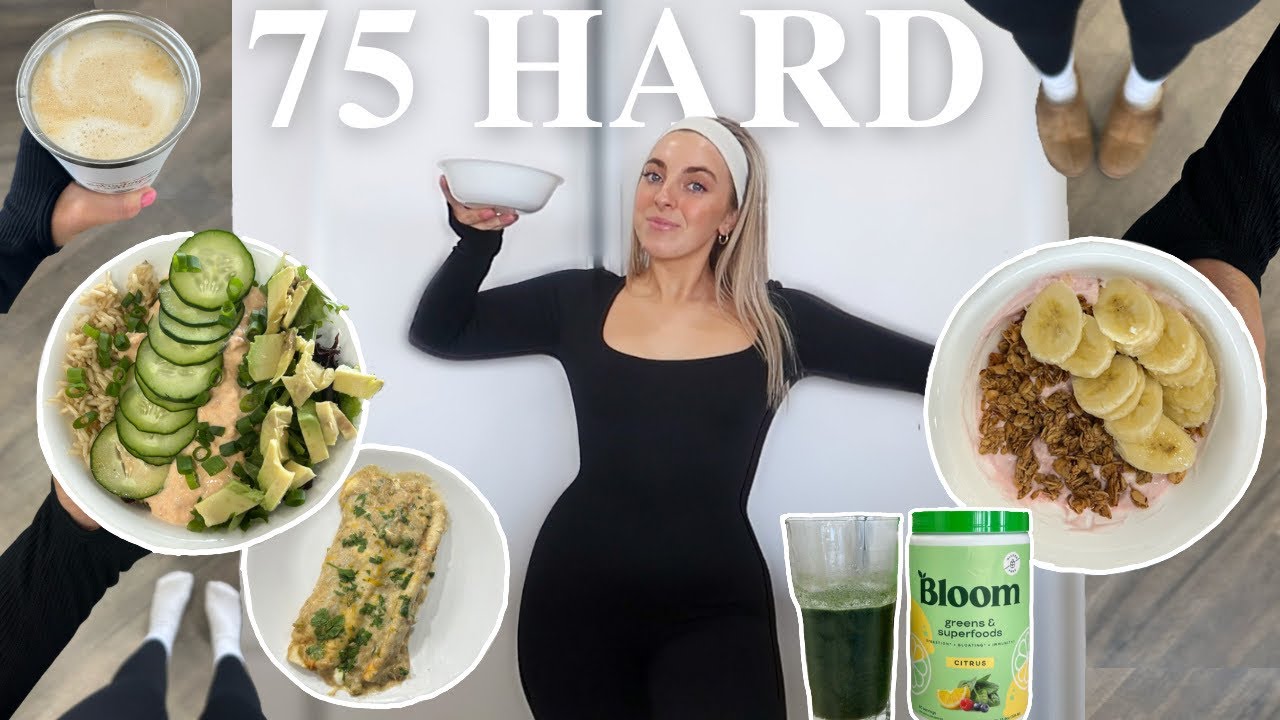 WHAT I EAT IN A DAY 75 HARD *non restrictive* healthy balanced whole food motivated